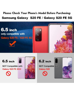 Reemplazo Lente Cristal Cámara Trasera Samsung Galaxy S20 FE 2 Pcs 2