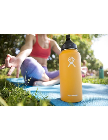Botella Hydro Flask 40oz Boca Ancha con Tapa Flex - Acero Inoxidable