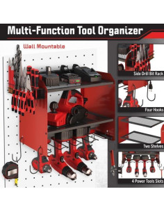 Organizador de Herramientas Stalwart Montaje en Pared con Carga 2