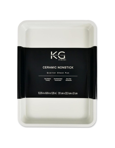 Sartén de Cerámica Antiadherente USA Pan Cuarto Vainilla Sartén de Cerámica Antiadherente USA Pan Cuarto Vainilla