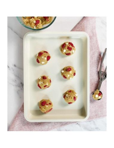 Sartén de Cerámica Antiadherente USA Pan Cuarto Vainilla