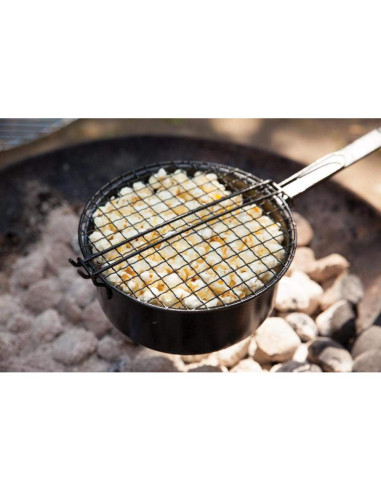 Sartén de Hierro Fundido Esschert Design FF157 para Palomitas