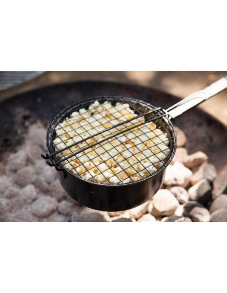 Sartén de Hierro Fundido Esschert Design FF157 para Palomitas