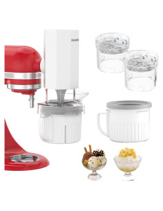 Juego de Accesorios para Helados KitchenAid - 2 Helados + 1 Hielo Raspado
