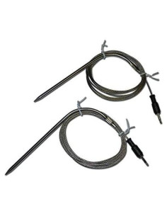 Sondas de Temperatura Reemplazo Acero Inoxidable Burnt End - 2 Unidades