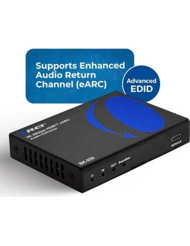 Extractor de Audio eARC OREI BK-929 4K 120Hz HDMI 2.0