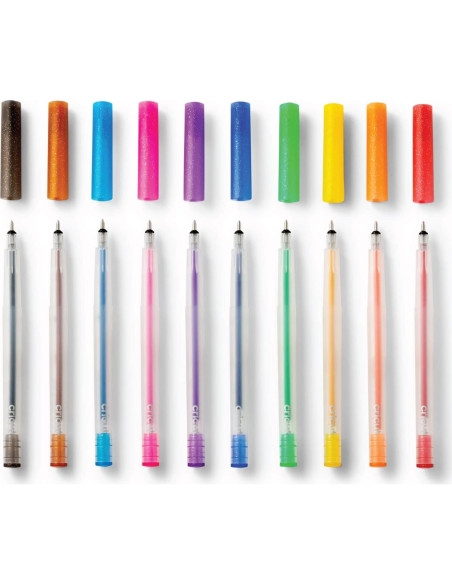 Bolígrafos de Gel Brillante Cricut - Arcoíris 10 Colores 0.8 mm