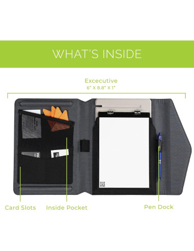 Cubierta Rocketbook Orbit Executive - 100% Reciclable - Negro