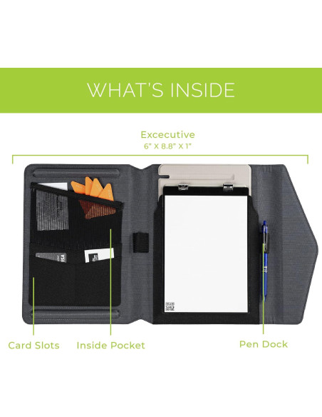 Cubierta Rocketbook Orbit Executive - 100% Reciclable - Negro