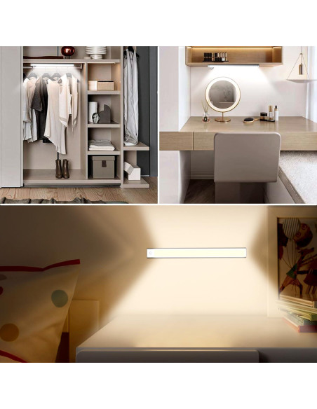 Luz de Gabinete K KASONIC 30 cm con Sensor de Movimiento y Control Remoto