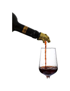 Vertedor Aerador de Vino WANLIAN Acero Inoxidable Leopardo