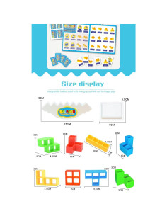 Torre de Equilibrio Cuberspeed 48 Piezas para Niños y Adultos 2