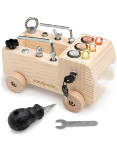 Conjunto Camión de Juguete y Alfombra Comfy Cubs para Niños 2