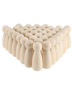 Muñecas de Madera SINJEUN 40 Pcs 8.89 cm para Manualidades