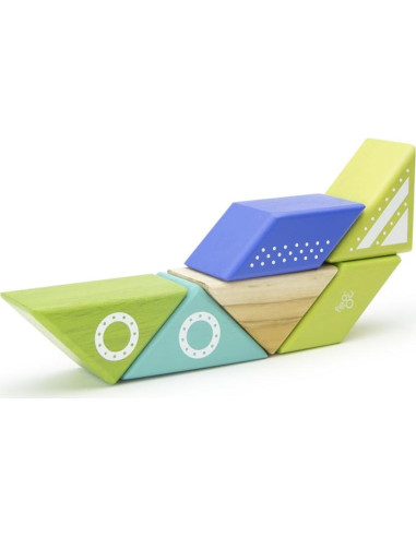 Juego de Bloques Magnéticos Tegu Nave Espacial 6 Piezas