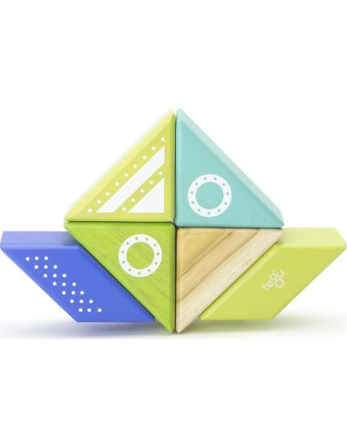 Juego de Bloques Magnéticos Tegu Nave Espacial 6 Piezas