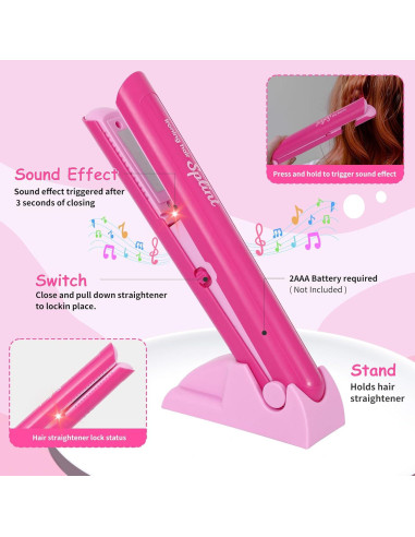 Juego de Salón de Belleza Tskucoo con Espejo y Accesorios