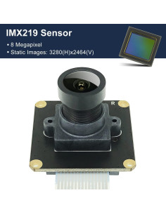 Módulo de cámara IMX219 Pibiger con lente M12 FOV160 2