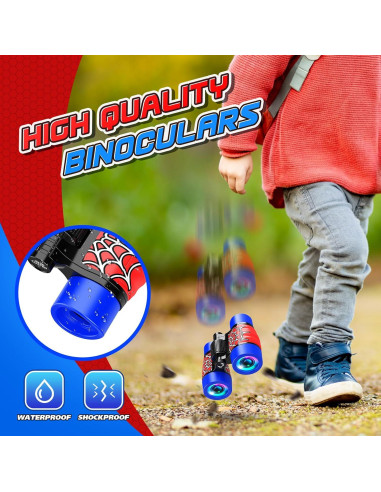 Binoculares para Niños Spidolapse 4x30 con Guía de Aves