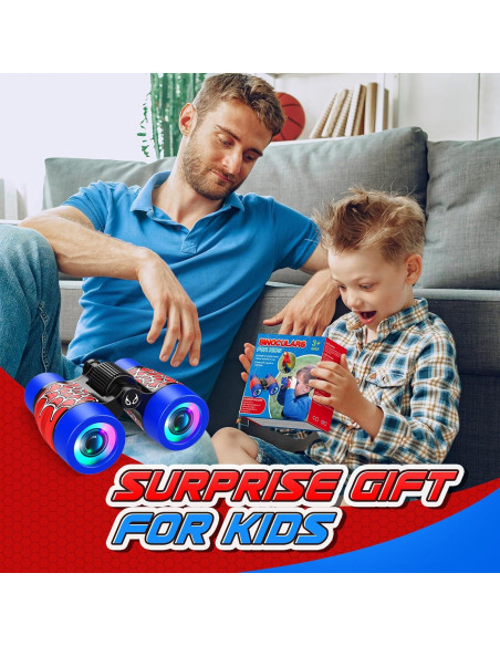 Binoculares para Niños Spidolapse 4x30 con Guía de Aves