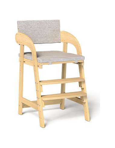 Silla Alta de Madera Easyego Ajustable para Niños 2-12 Años