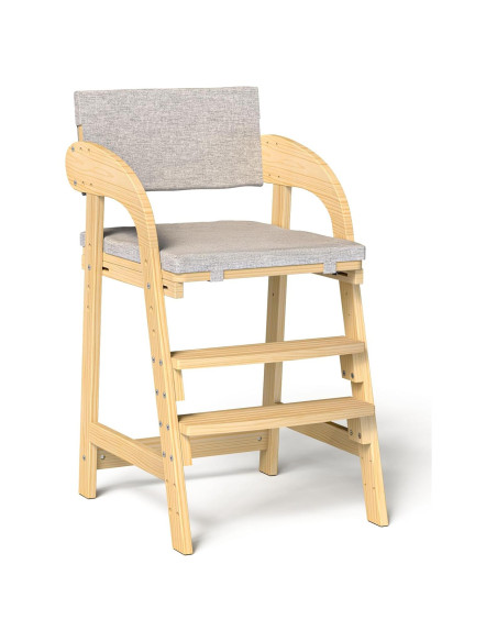 Silla Alta de Madera Easyego Ajustable para Niños 2-12 Años