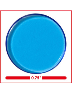 Contadores Transparentes EDX Education | Set de 500 | 1.9 cm | Colores Variados 2