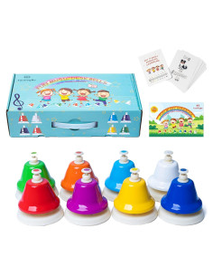 Campanas de Escritorio TantivyBo con 8 Notas Musicales y 17 Canciones