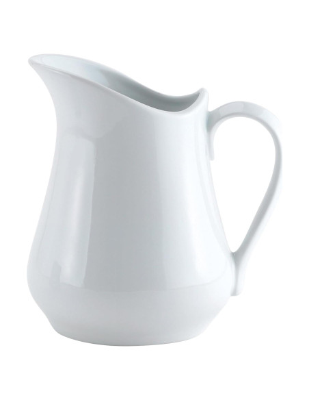 Jarra de Crema HIC Kitchen 480ml Porcelana Fina Blanca