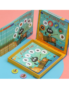 Libro Ocupado Magnético Montessori Juguete Educativo 3-6 Años 2