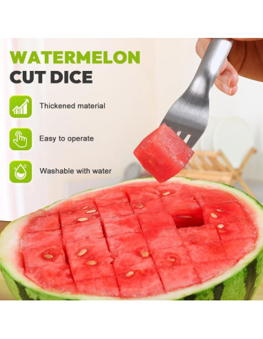 Cortador de Frutas 2-en-1 Moonboat Acero Inoxidable 26cm