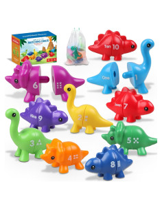 Juguetes Montessori Dinosaurios Foshan 20 Piezas 1-4 Años