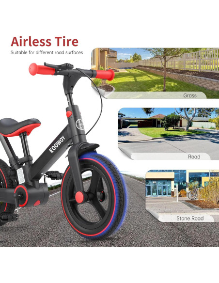 Bicicleta de Equilibrio Plegable EOOWOY para Niños 2-5 Años