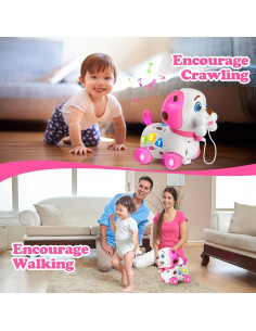 Juguete Musical Educativo Rosa ToddlerCley 4 en 1 para 1 Año 2