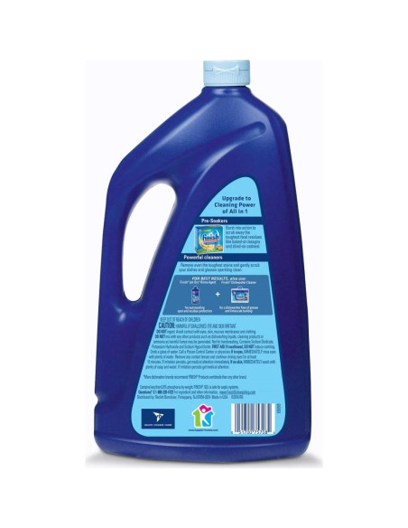 Detergente en Gel para Lavavajillas Finish, Limón, 2L (Pack 2)