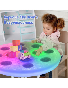 Mesa de Luz Sensible al Tacto para Niños HvaJvny 50.8cm 2