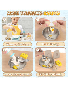 Conjunto de Comida de Juguete Lehoo Castle 23 Piezas 2