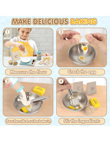 Conjunto de Comida de Juguete Lehoo Castle 23 Piezas