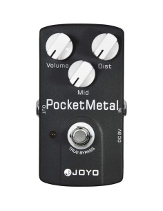 Pedal de Distorsión Metal JOYO JF-35 Pocket Mini 9V 2