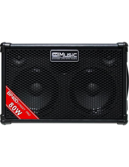 Amplificador de guitarra acústica Coolmusic BP40D 80W Bluetooth