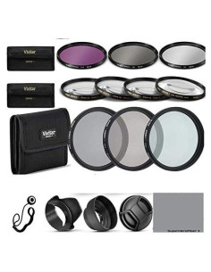 Kit de Filtros de Lente 58MM VIVITAR para Canon DSLR