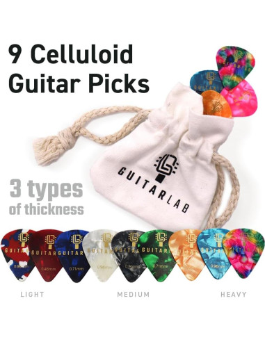 Kit de Accesorios para Guitarra Guitar Lab - Lata Premium