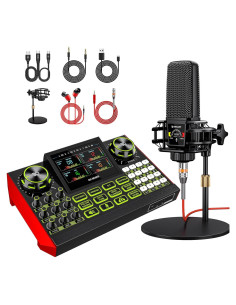 Paquete de Mezclador de Audio G9-PKPRO con Micrófono 3.5mm