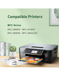 Cartuchos de tinta Kingway LC3033 XXL para Brother - 4 unidades 2