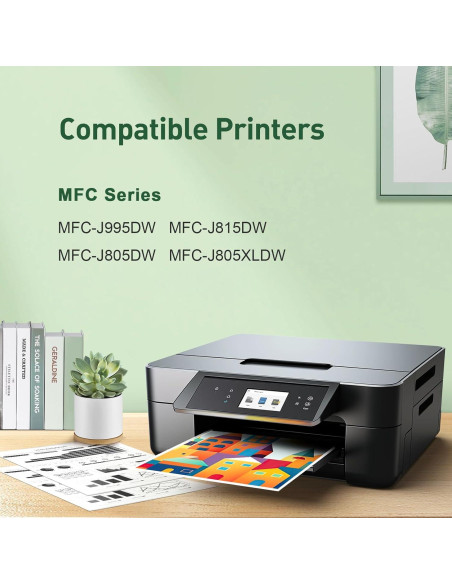 Cartuchos de tinta Kingway LC3033 XXL para Brother - 4 unidades