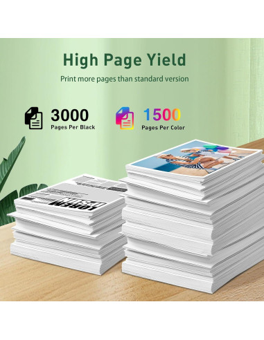 Cartuchos de tinta Kingway LC3033 XXL para Brother - 4 unidades