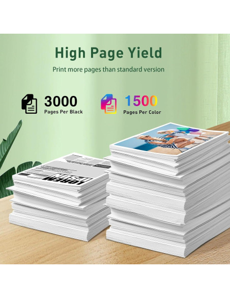 Cartuchos de tinta Kingway LC3033 XXL para Brother - 4 unidades