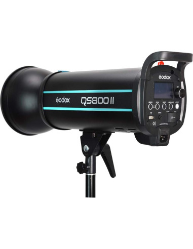 Flash Estroboscópico Godox QS800II 800Ws Luz de Estudio 150W