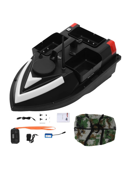 Barco de Cebo para Pesca GDIFLS con Control Remoto y LED
