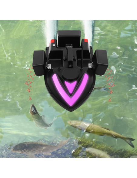 Barco de Cebo para Pesca GDIFLS con Control Remoto y LED